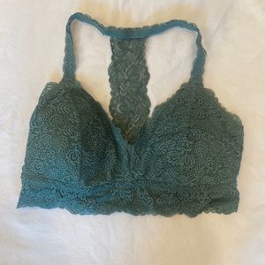 Sage Padded Lace Bralette